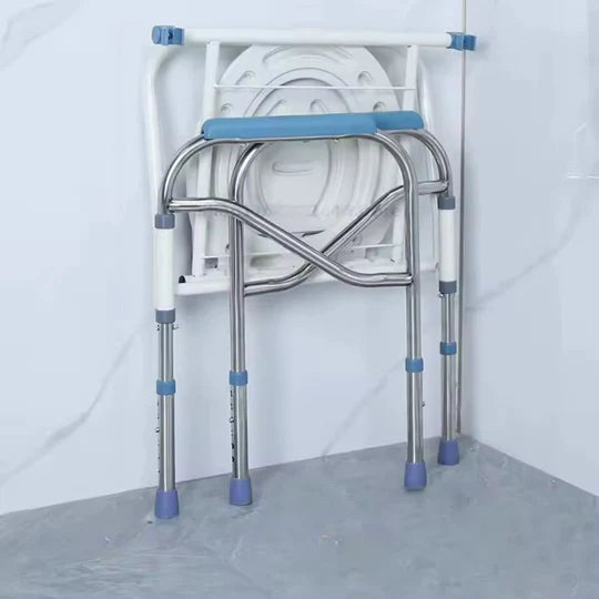 Silla Inodoro Plegable con Posa Manos
