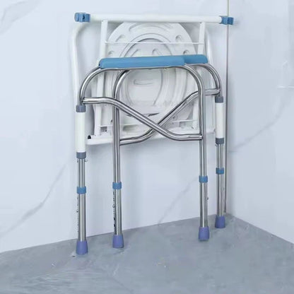 Silla Inodoro Plegable con Posa Manos